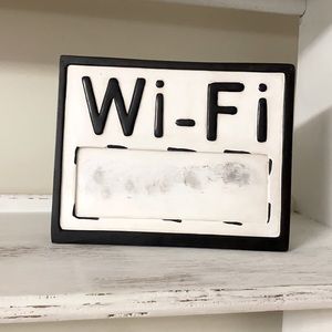 Farmhouse WIFI Password Display Sign